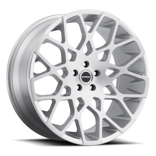 BUCA 22X9.5 6X139.7 ET 24MM 87.1 CB BRUSHED FACE SILVER