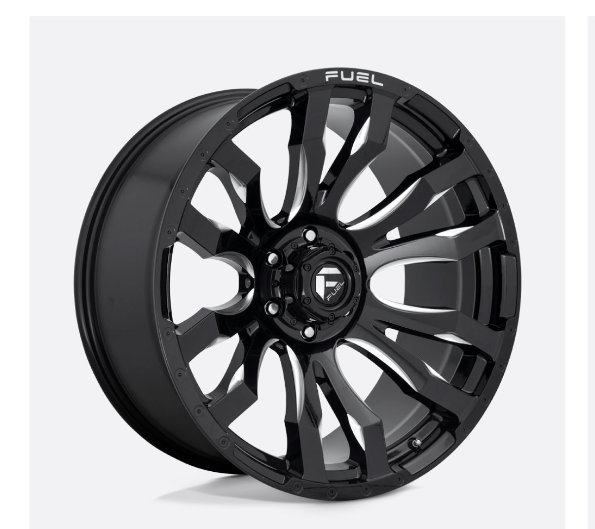 BLITZ 20X9 8X180 124.28 gloss black milled +20mm